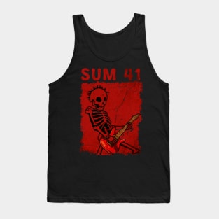 vintage skull sum 41 Tank Top